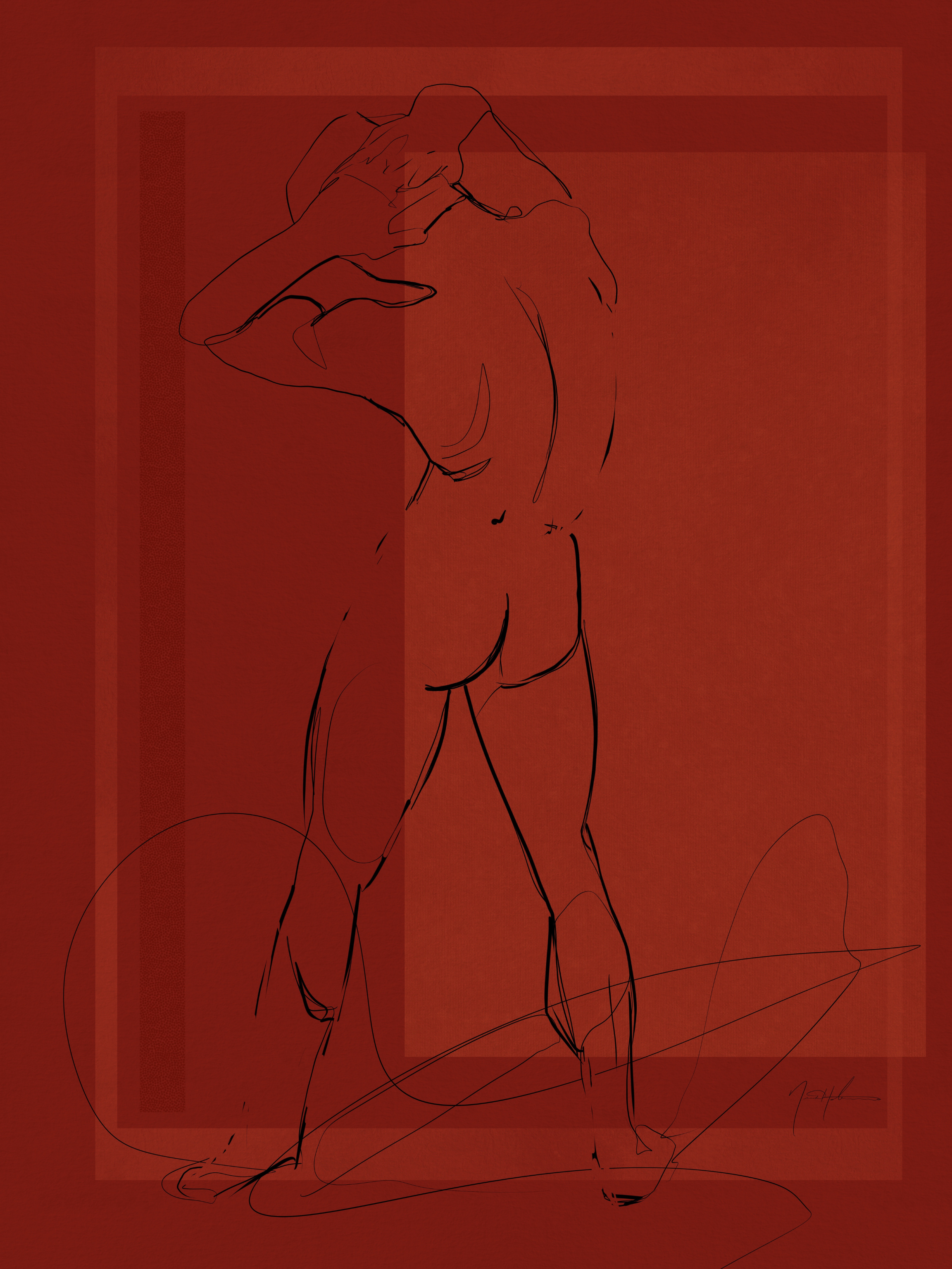 Burnt Orange Standing