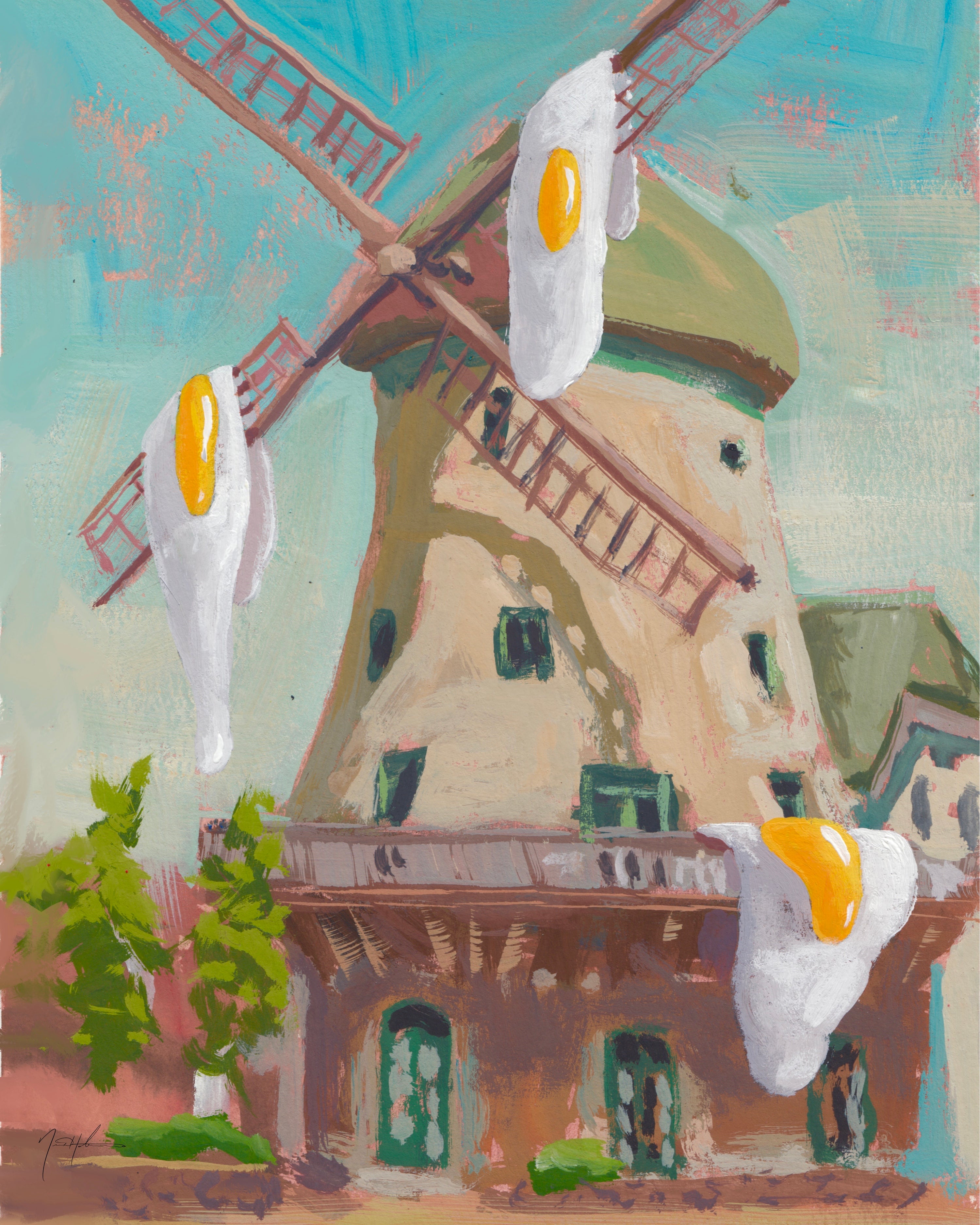 Bevo Mill With Eggs