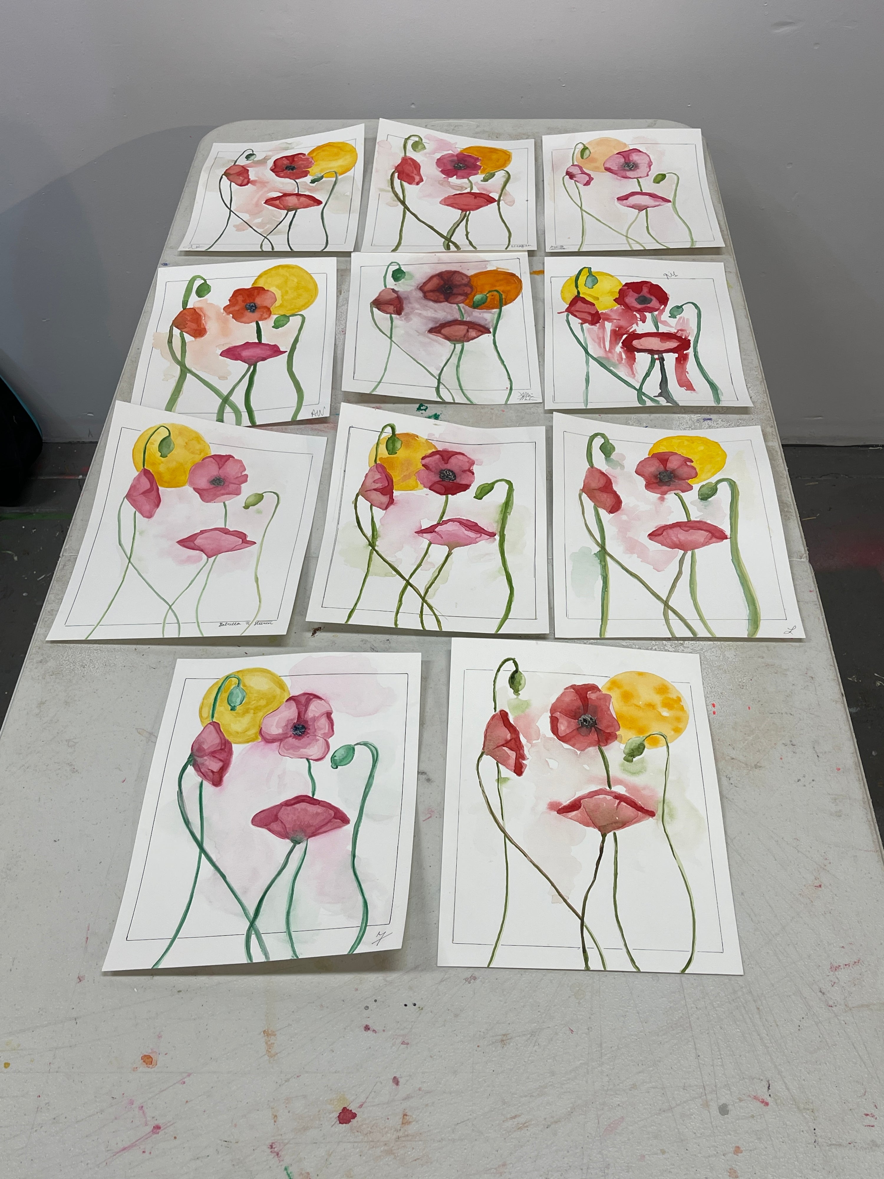 Chicago | Watercolor Poppies | 9/11/25 6:00-9:00pm