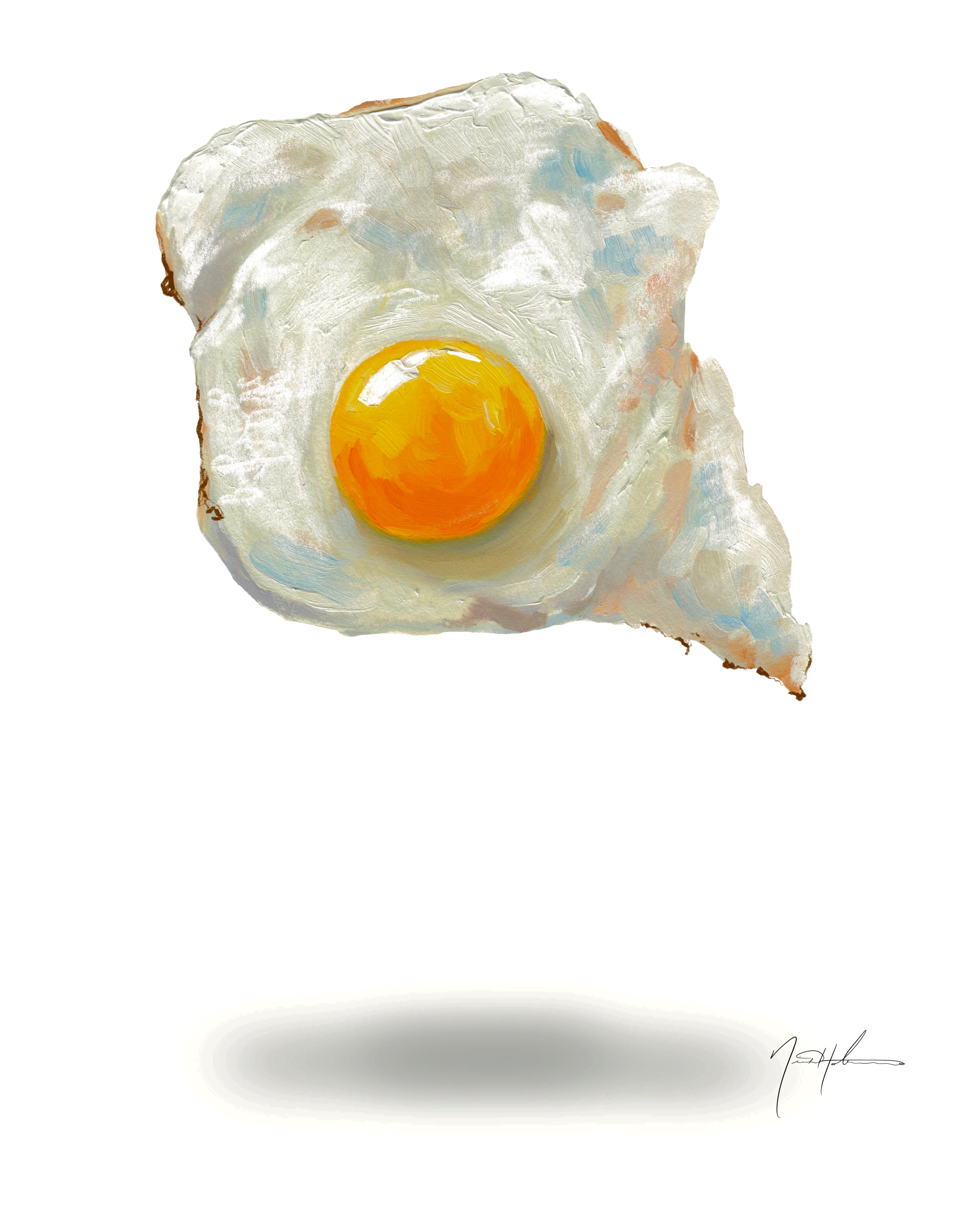 Floating Fried Egg