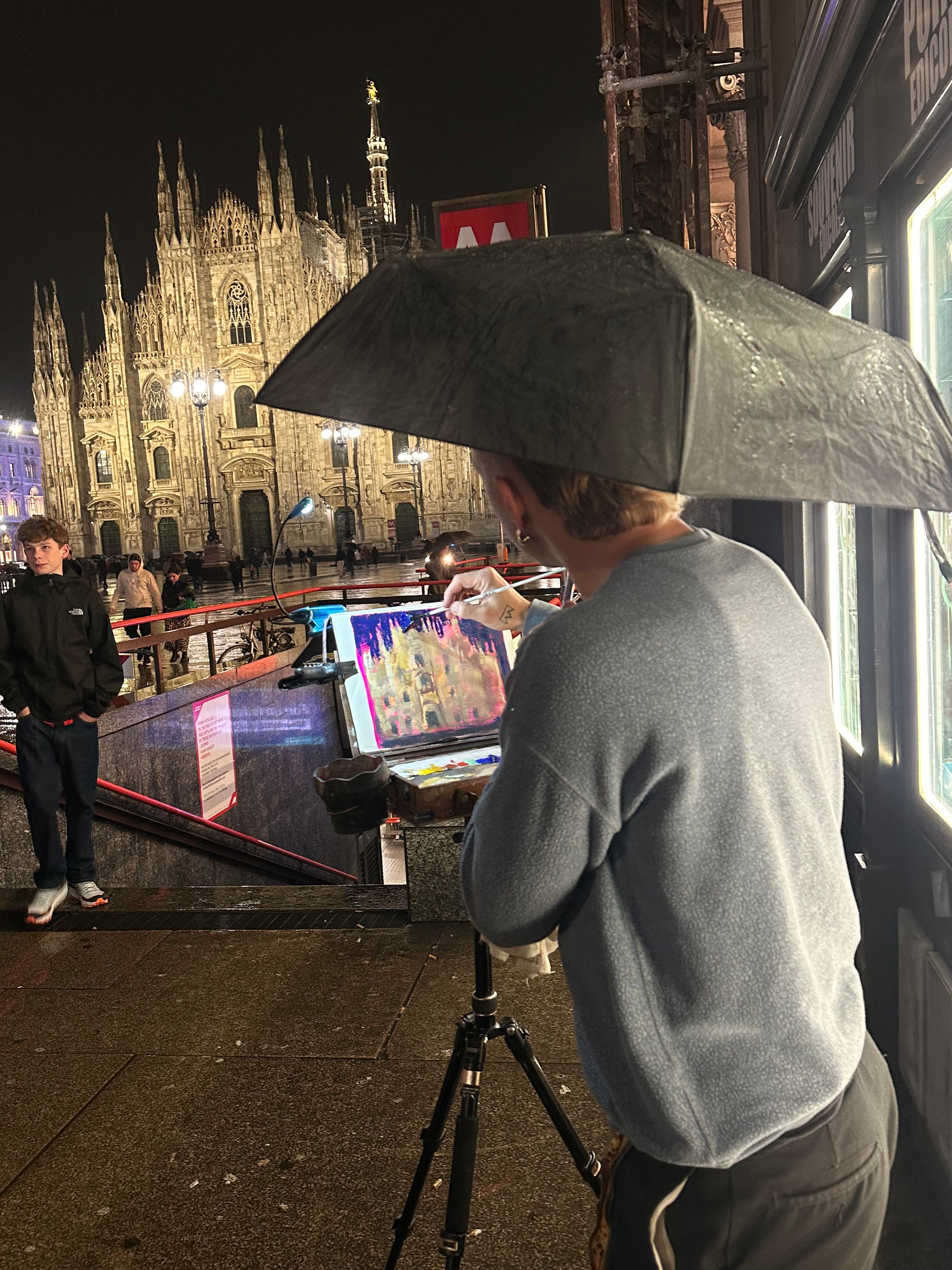 Milan Duomo, Nocturne