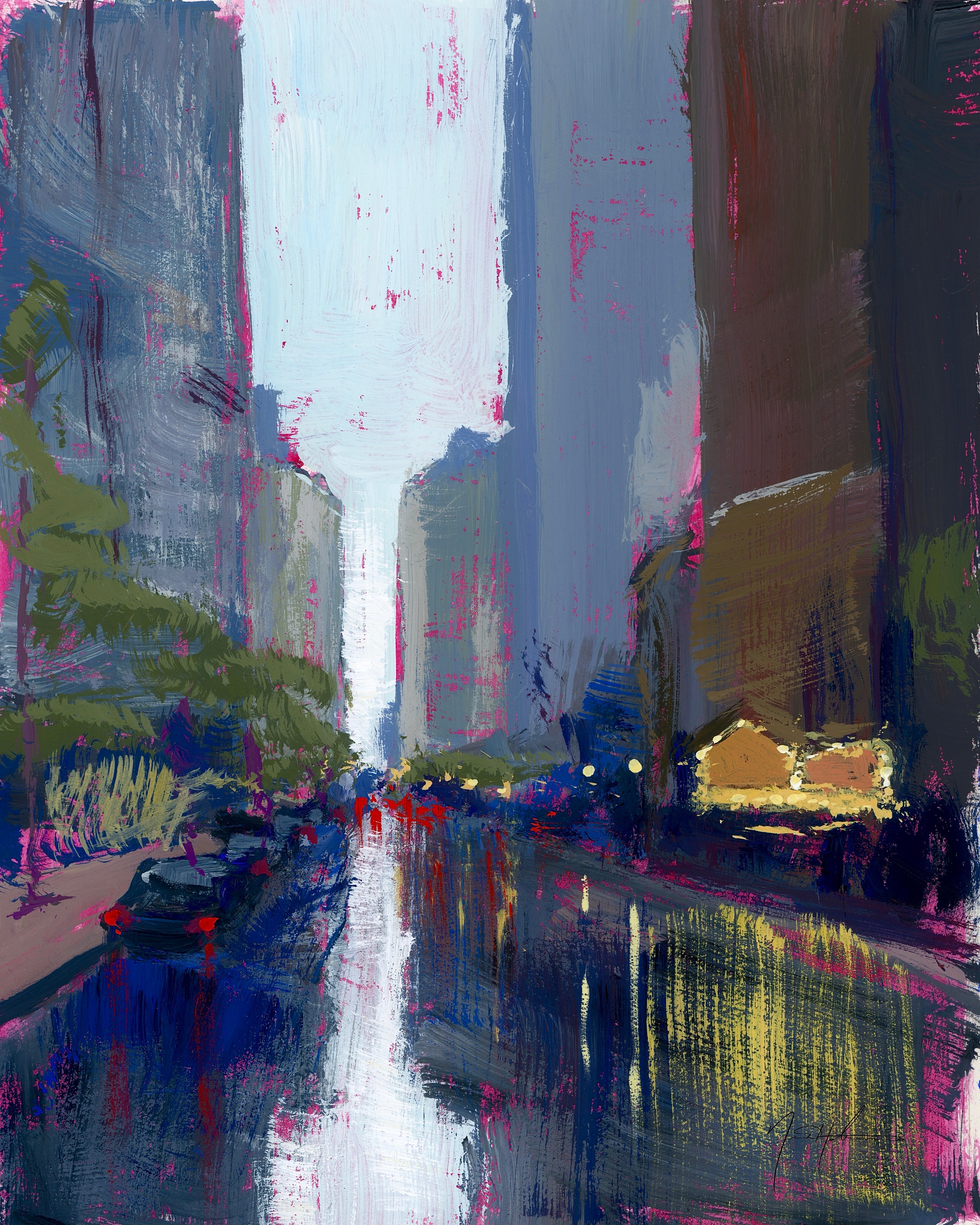 Chicago Rainy Day, Randolph & State