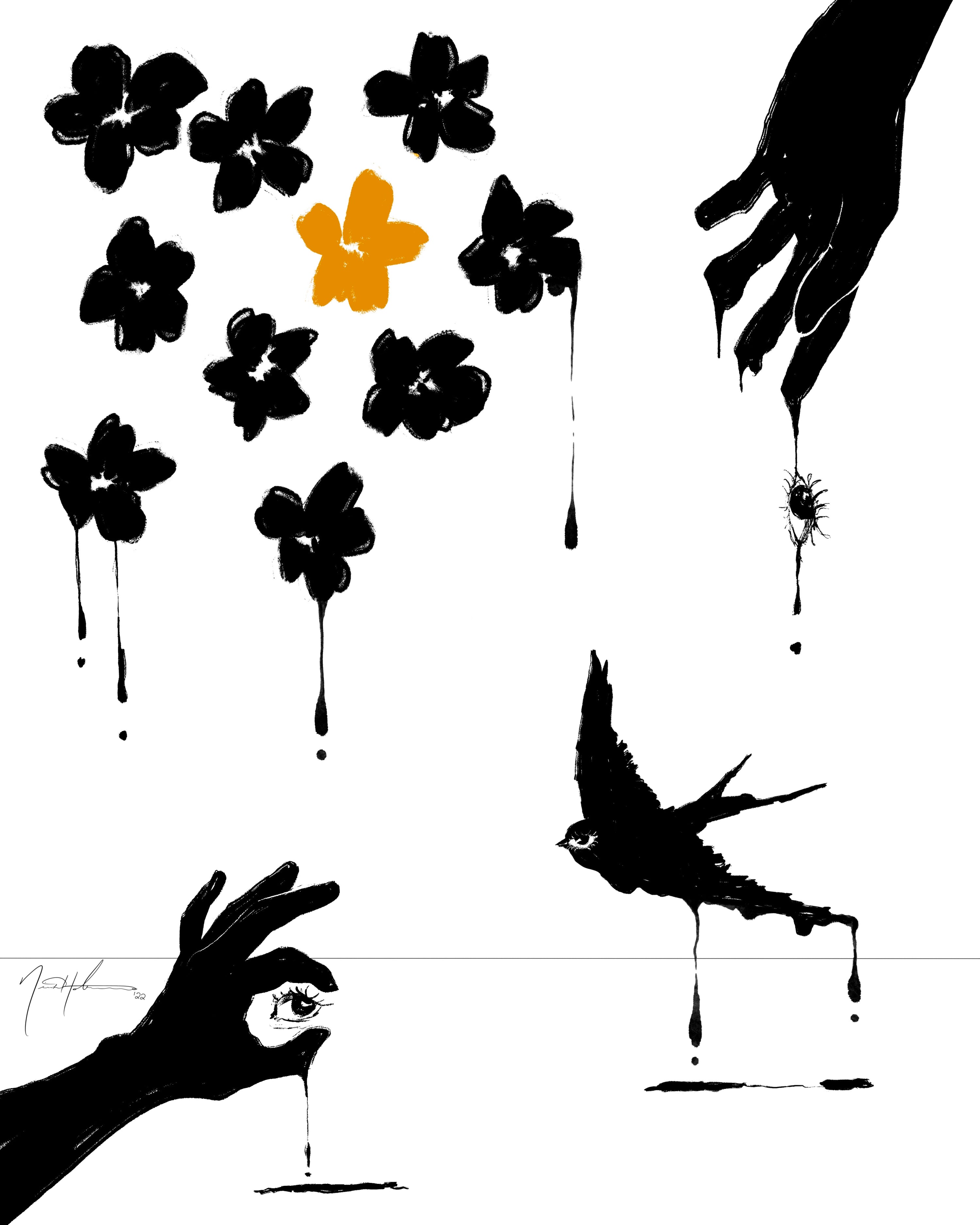 Yellow Flower Drip
