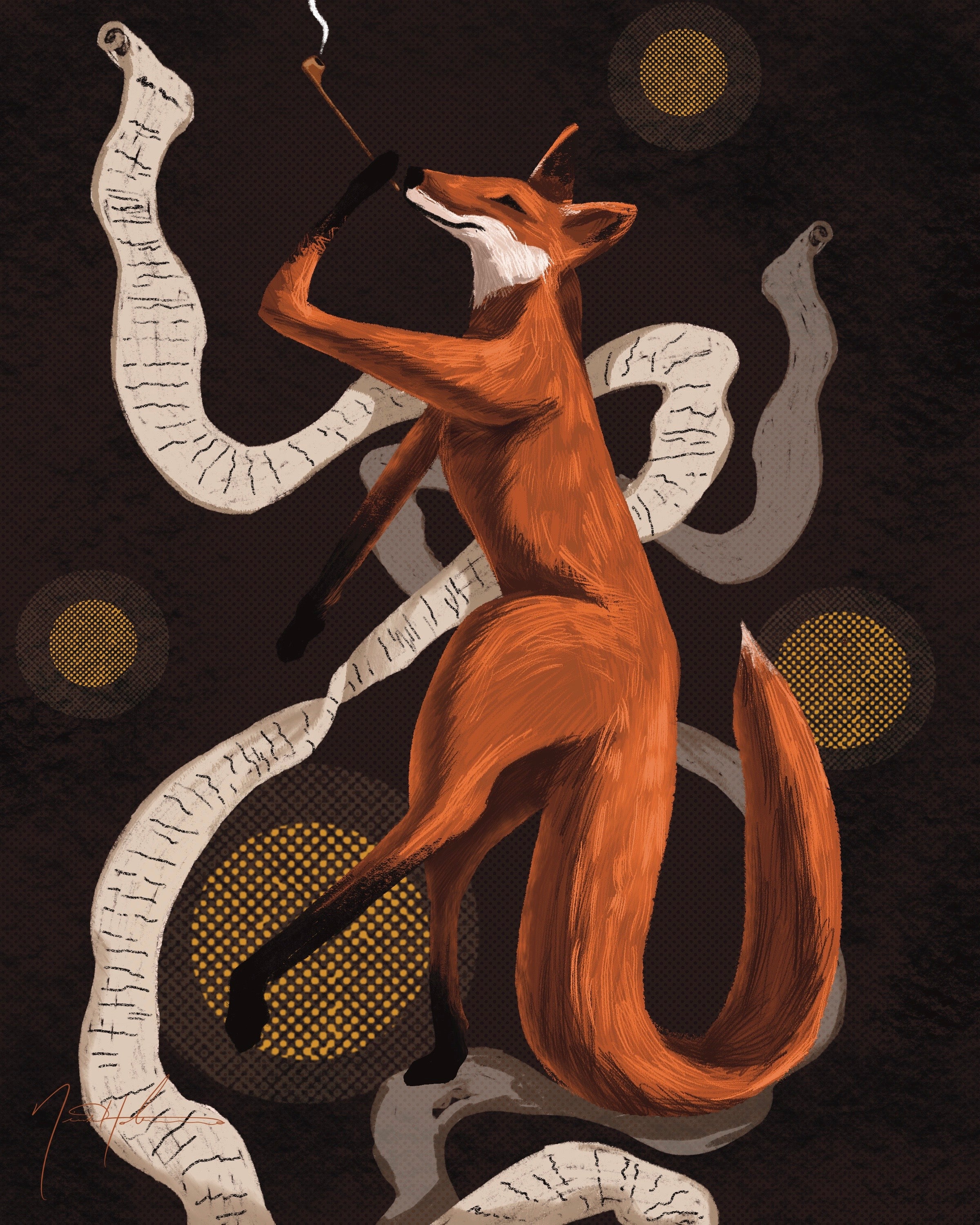 Smoking Fox