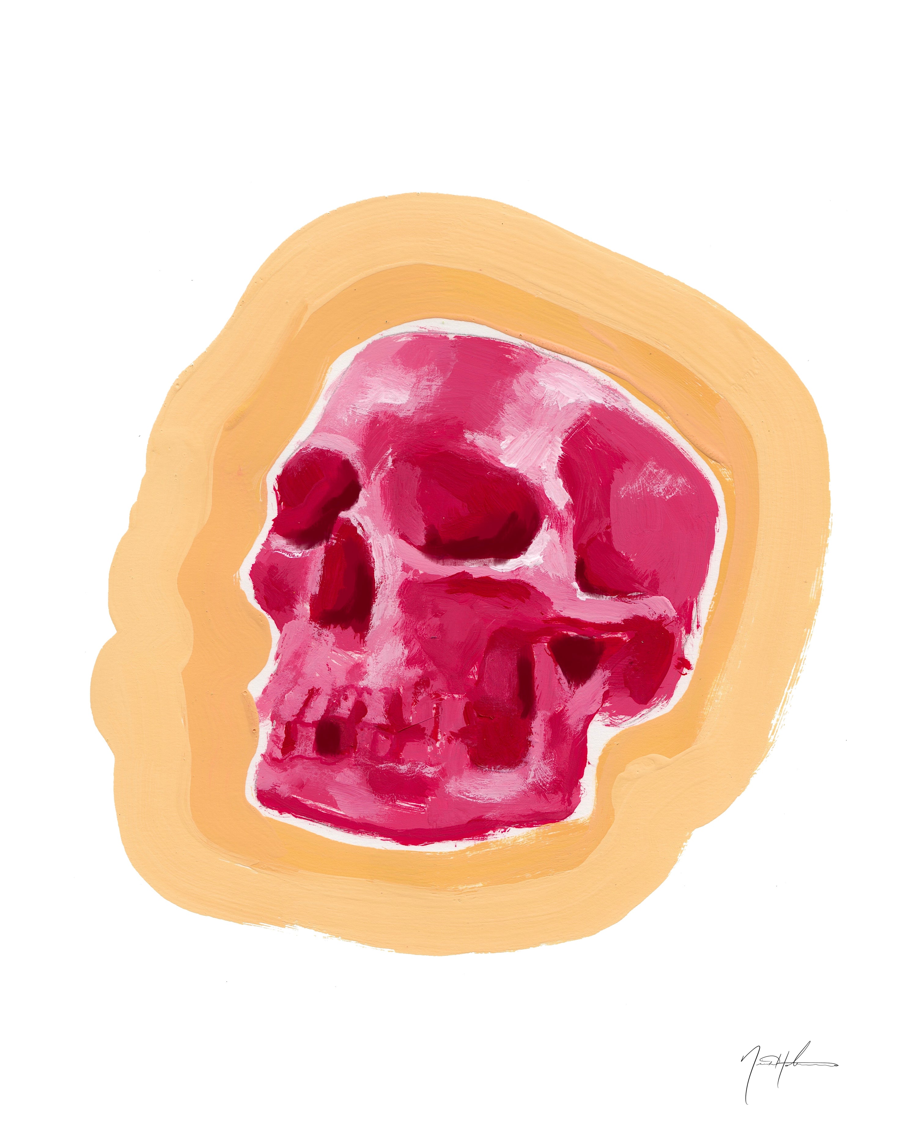 Magenta Skulls