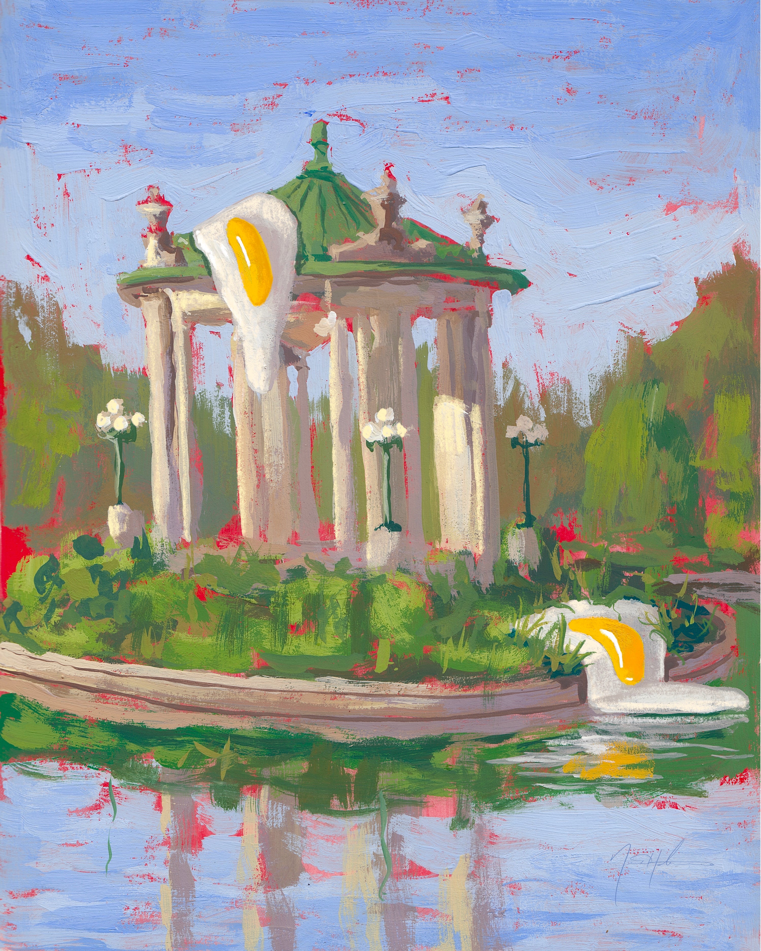 Muny Pavillion With Eggs