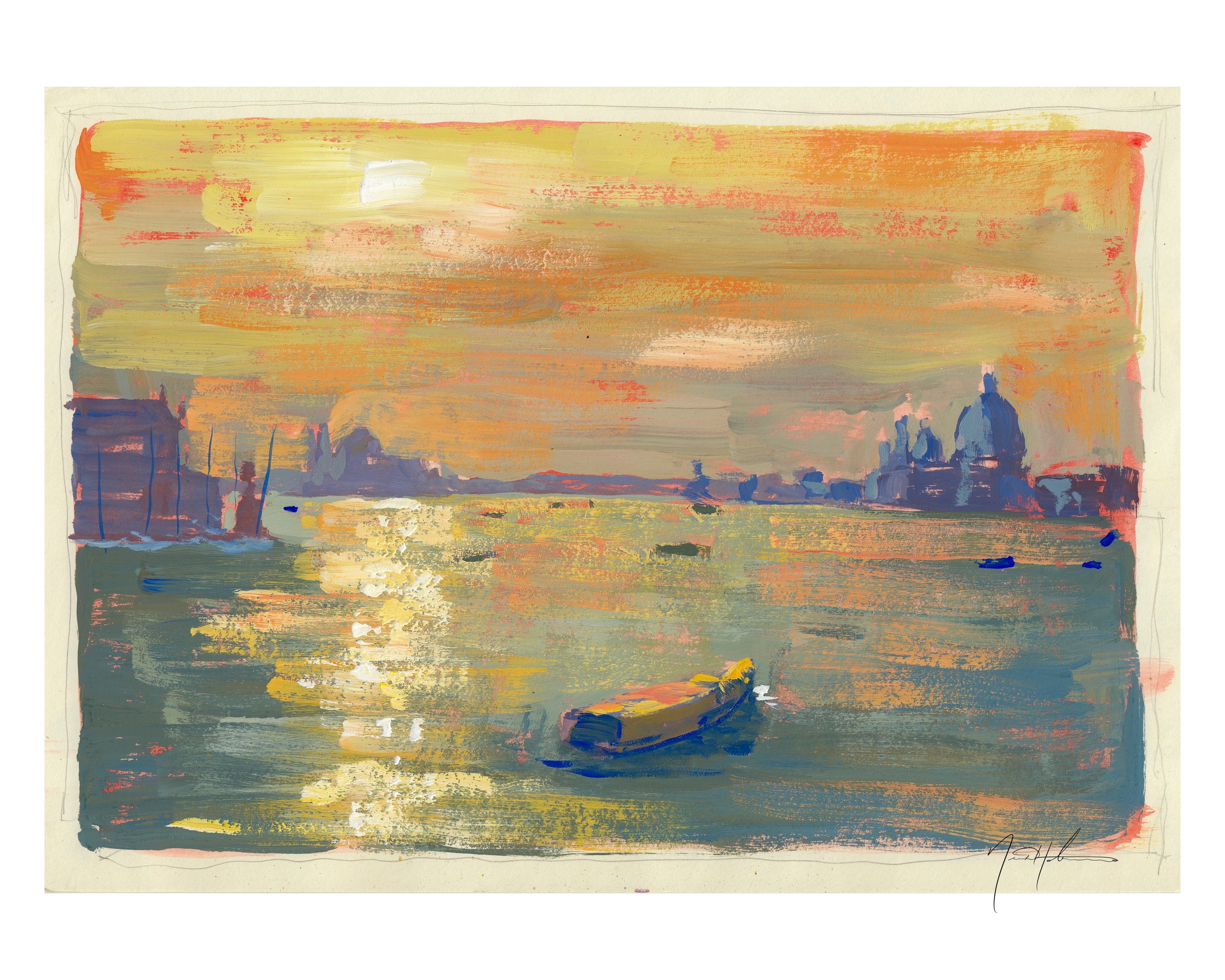 Venice, Italy at Sunset