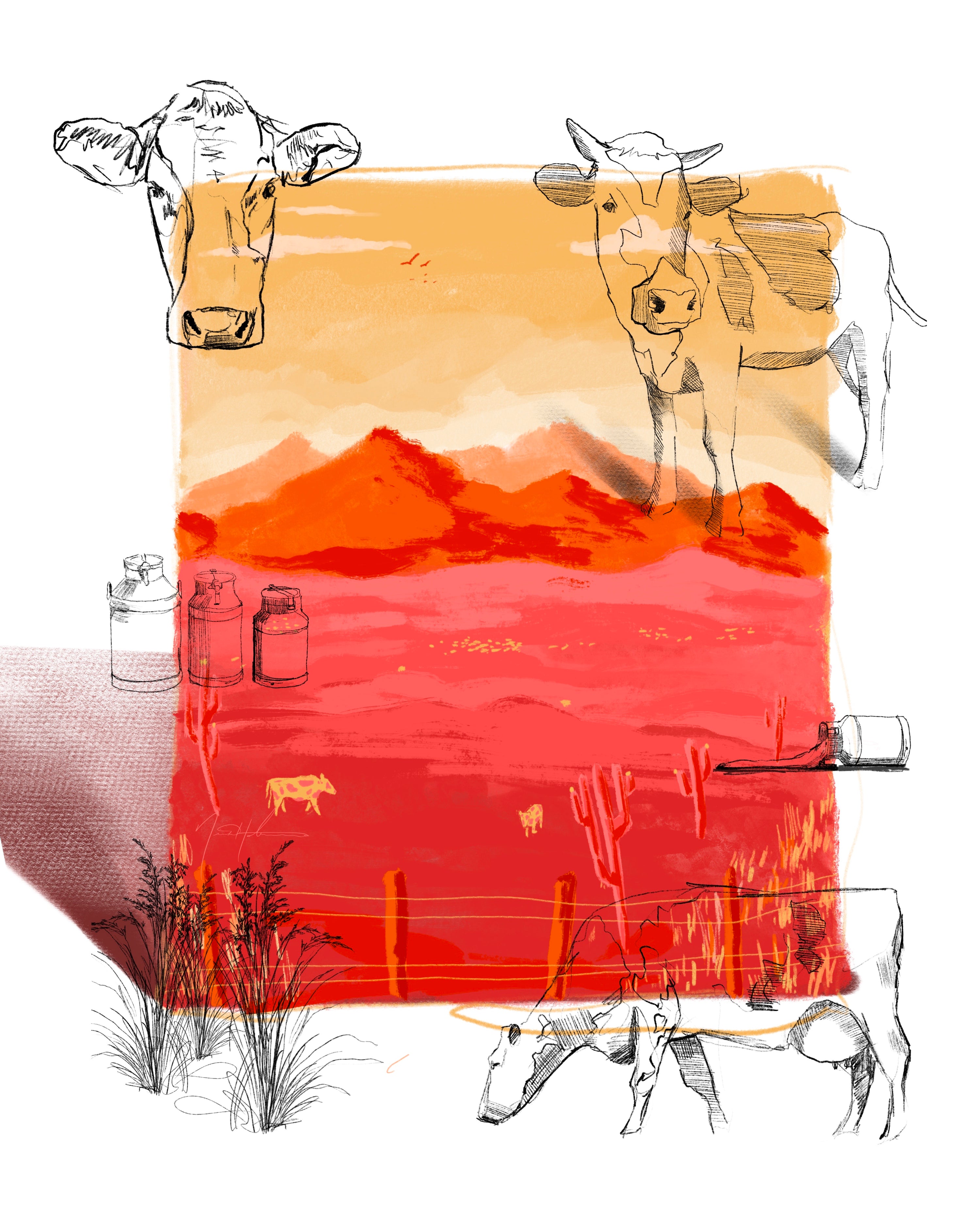 Cow Dreamscape